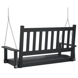 Скамья-качели VidaXL 4008978 (Black) Thumb