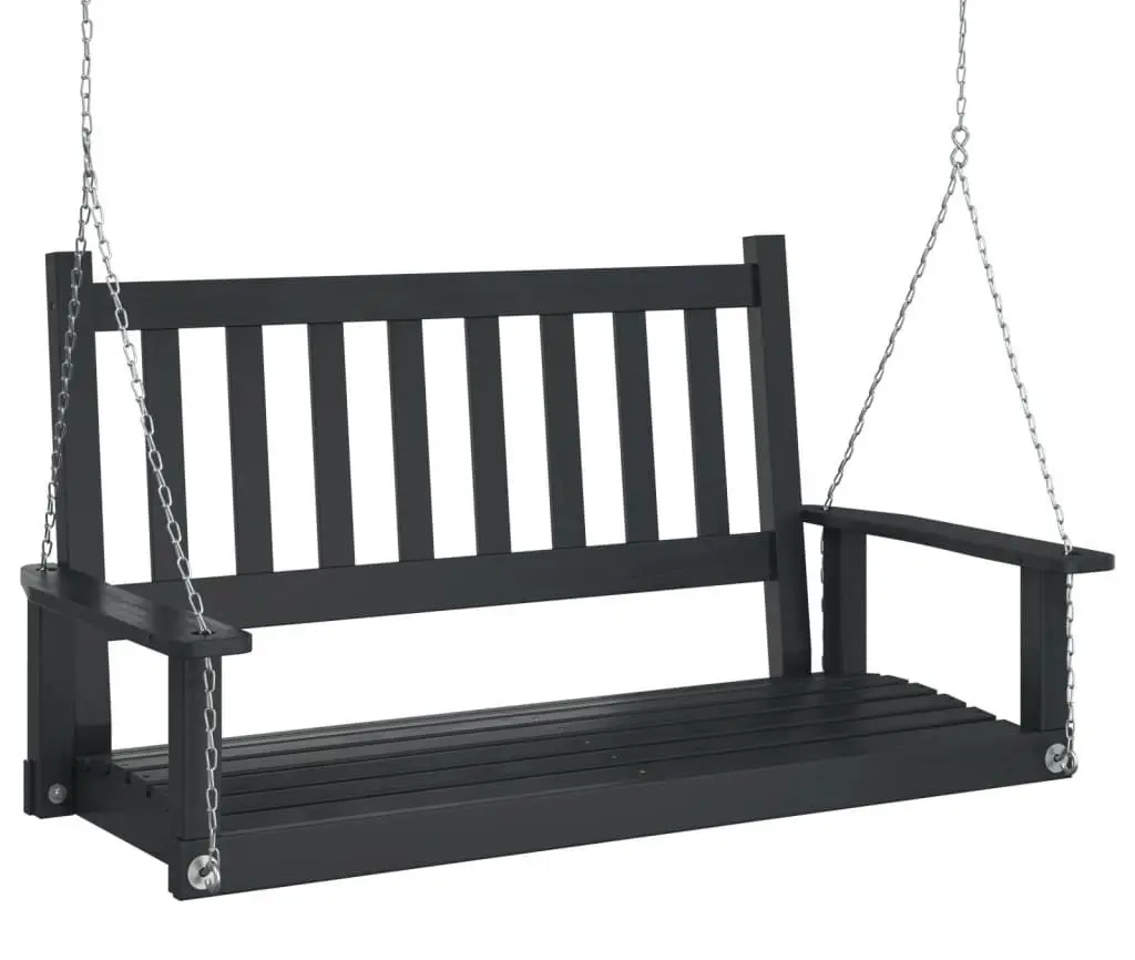 Скамья-качели VidaXL 4008978 (Black) - 5
