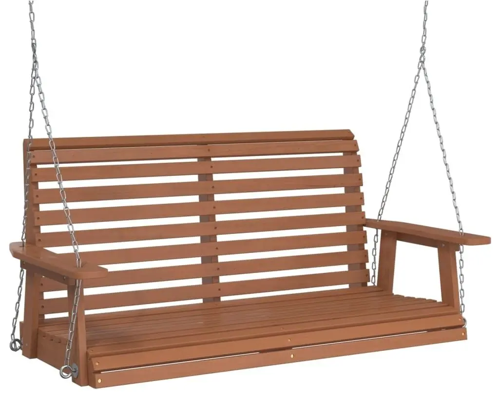 Скамья-качели VidaXL 4008981 (Natural) - 5