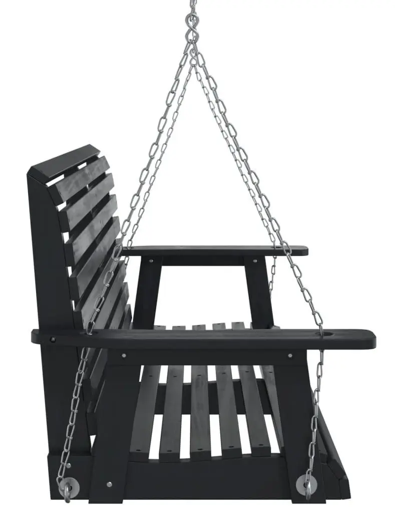 Скамья-качели VidaXL 4008982 (Black) - 3