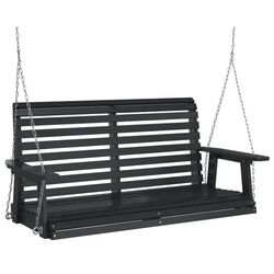 Скамья-качели VidaXL 4008982 (Black) Thumb