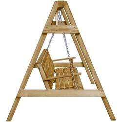 Scaun balansoar VidaXL 45305 (Natural) Thumb