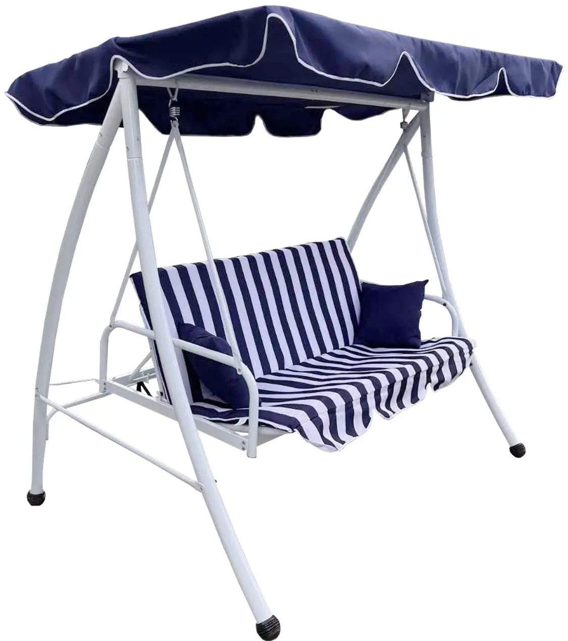 Scaun balansoar Waltz Lefkada C1077AL (Blue/White)