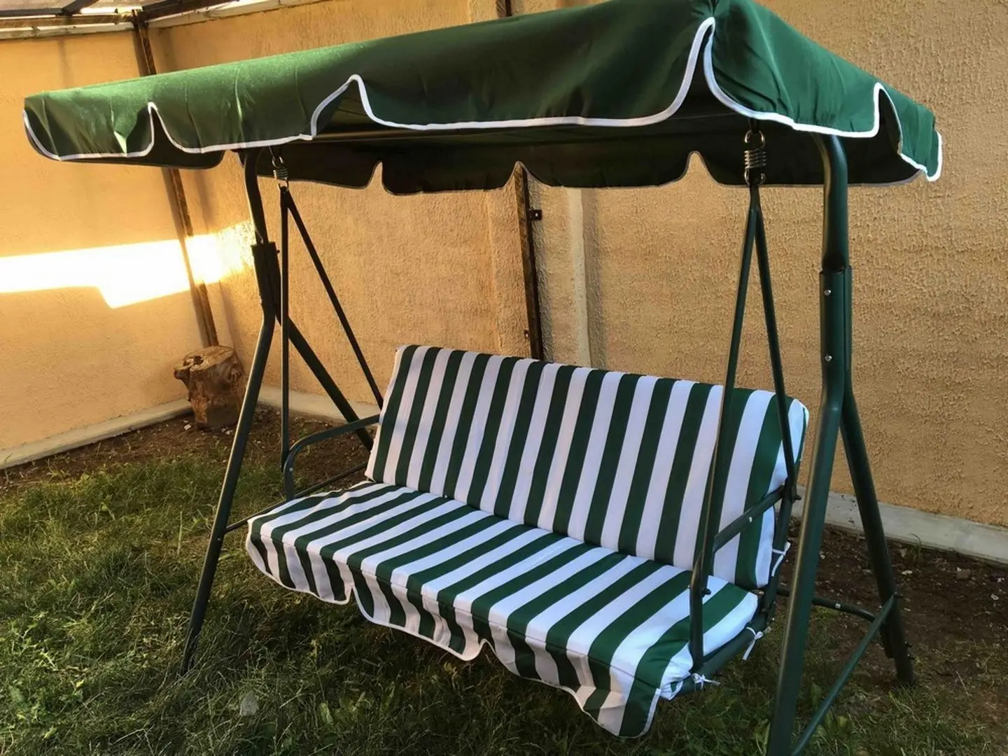 Скамья-качели Waltz Rodos C1006VA (Green/White)