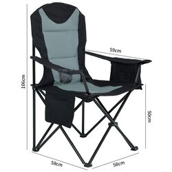 Scaun pliabil Akord Fotyn (Black/Grey) Thumb