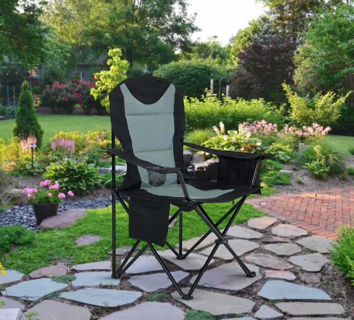 Scaun pliabil Akord Fotyn (Black/Grey)