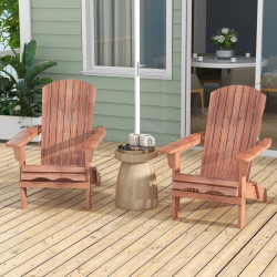 Set fotolii de gradina Costway NP11799YW-2 (Brown)