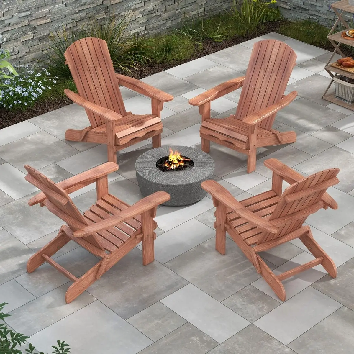 Set fotolii de gradina Costway NP11799YW-2 (Brown) - 6