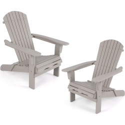 Set fotolii pliabile Costway NP11799HS-2 (Gray) Thumb