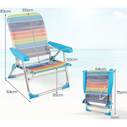 Комплект складных кресел Costway NP12551CS-2 (Multicolor) Thumb