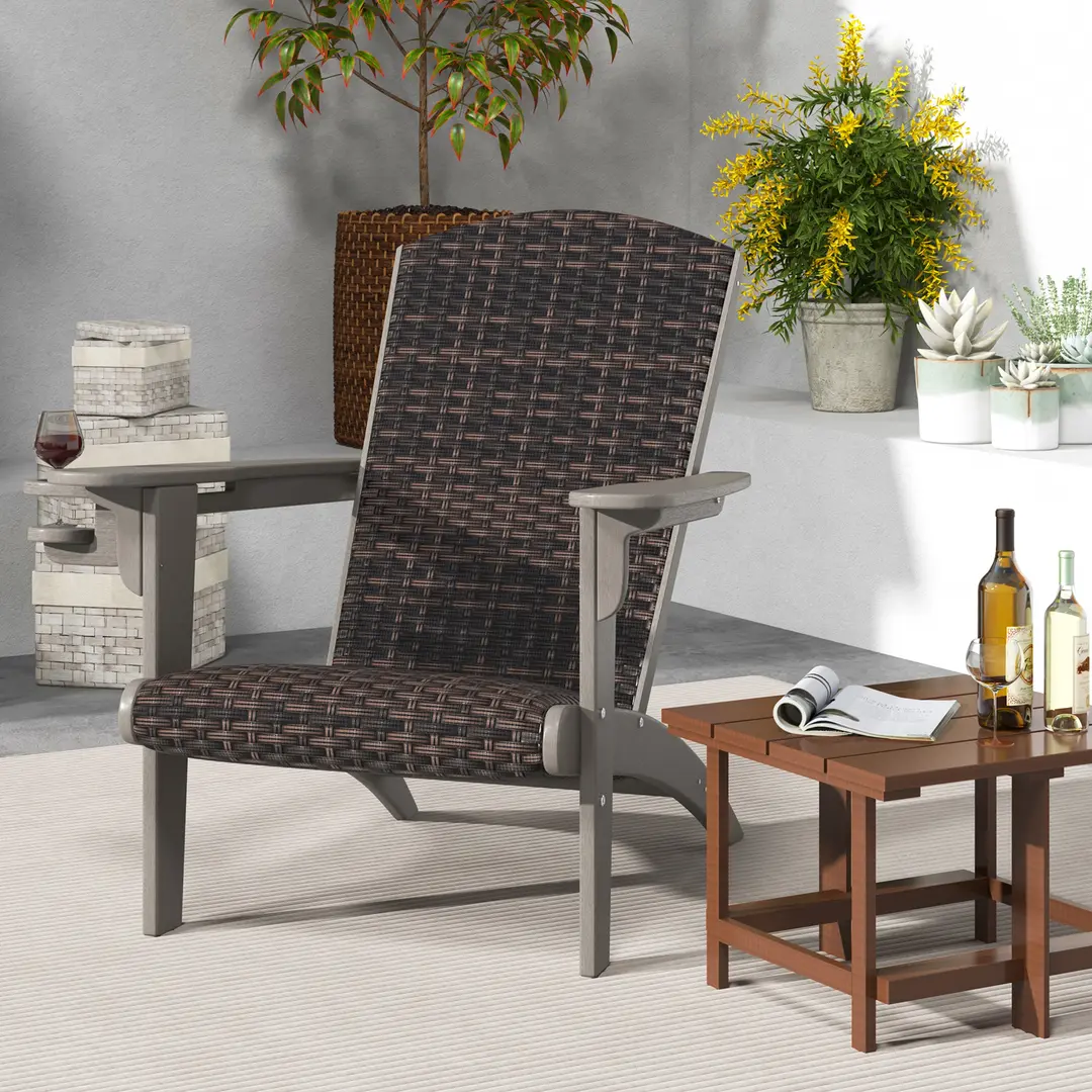Кресло Costway Adirondack NP11918GR (Grey)