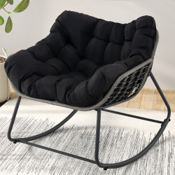 Fotoliu Costway NP11980BK (Black) Thumb