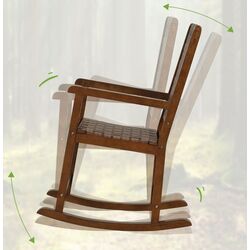 Fotoliu balansoar Costway JV11287BN (Brown) Thumb