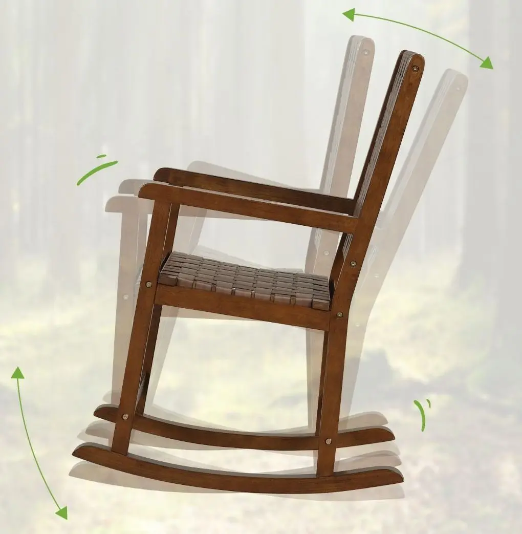 Fotoliu balansoar Costway JV11287BN (Brown)