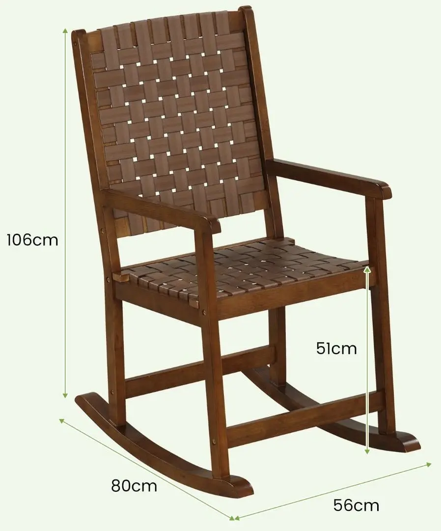 Fotoliu balansoar Costway JV11287BN (Brown)