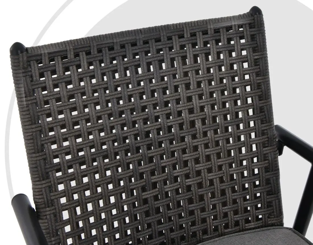 Set fotolii de gradina Costway NP11336DK-2 (Black)