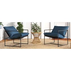 Set fotolii de gradina Costway NP11355NY-2 (Navy)