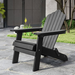 Fotoliu de gradina Costway Adirondack NP12112BK (Black)