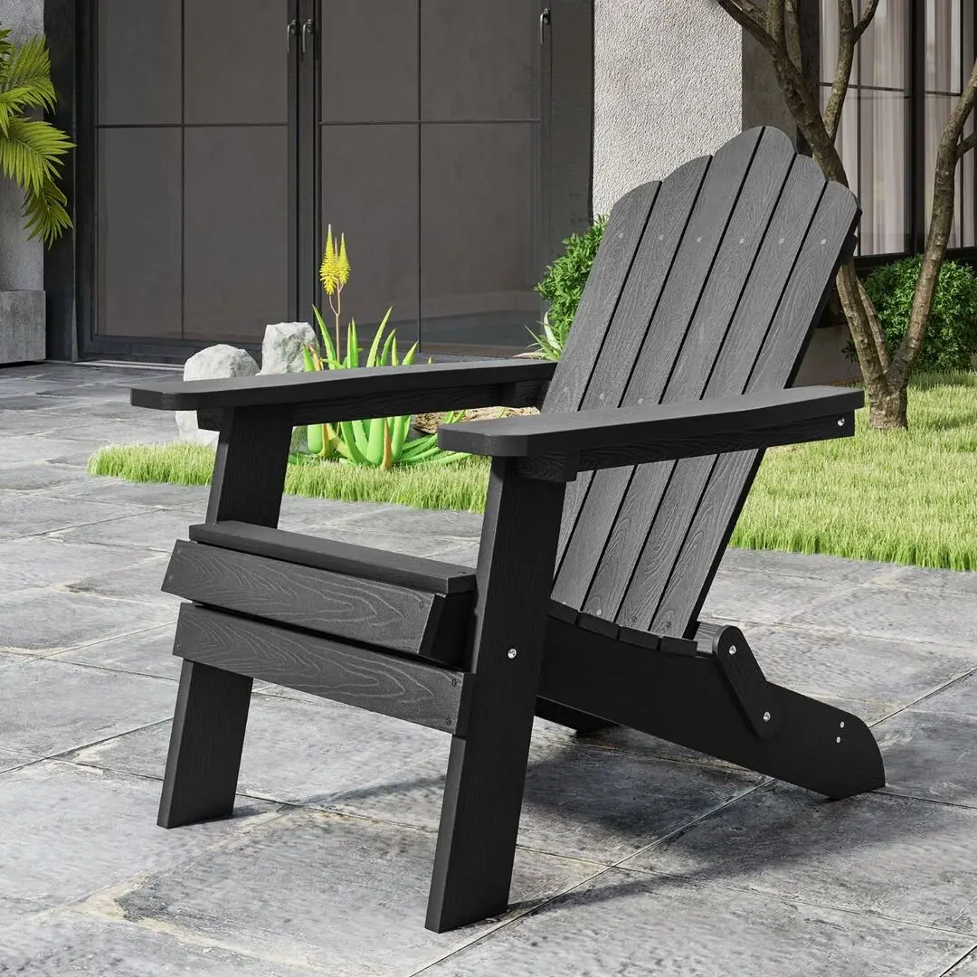 Fotoliu de gradina Costway Adirondack NP12112BK (Black)