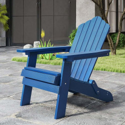 Садовое кресло Costway Adirondack NP12112NY (Navy)