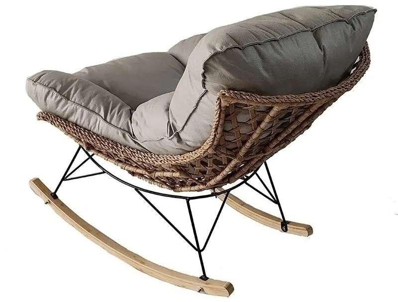 Кресло-качалка DeHome Luna 20 L20 (Grey/Natural) - 4