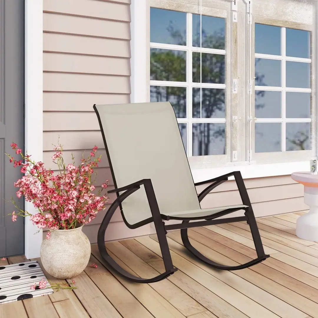 Fotoliu balansoar GardenLine ANH3859 (Brown/Beige)