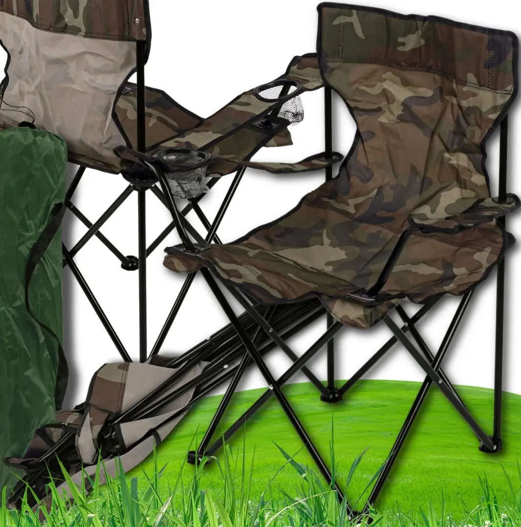 Scaun pliabil GardenLine LEZ6858 (Green Camouflage)