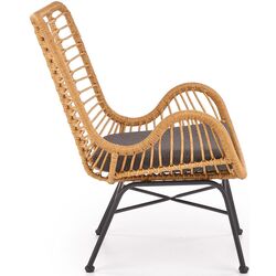 Fotoliu Halmar Ikaro (Natural/Gray) Thumb