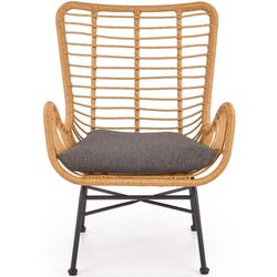 Fotoliu Halmar Ikaro (Natural/Gray) Thumb