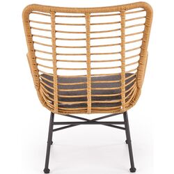 Fotoliu Halmar Ikaro (Natural/Gray) Thumb