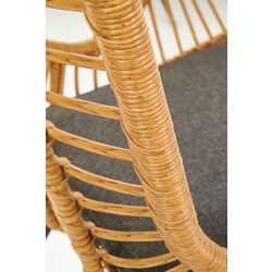 Fotoliu Halmar Ikaro (Natural/Gray) Thumb