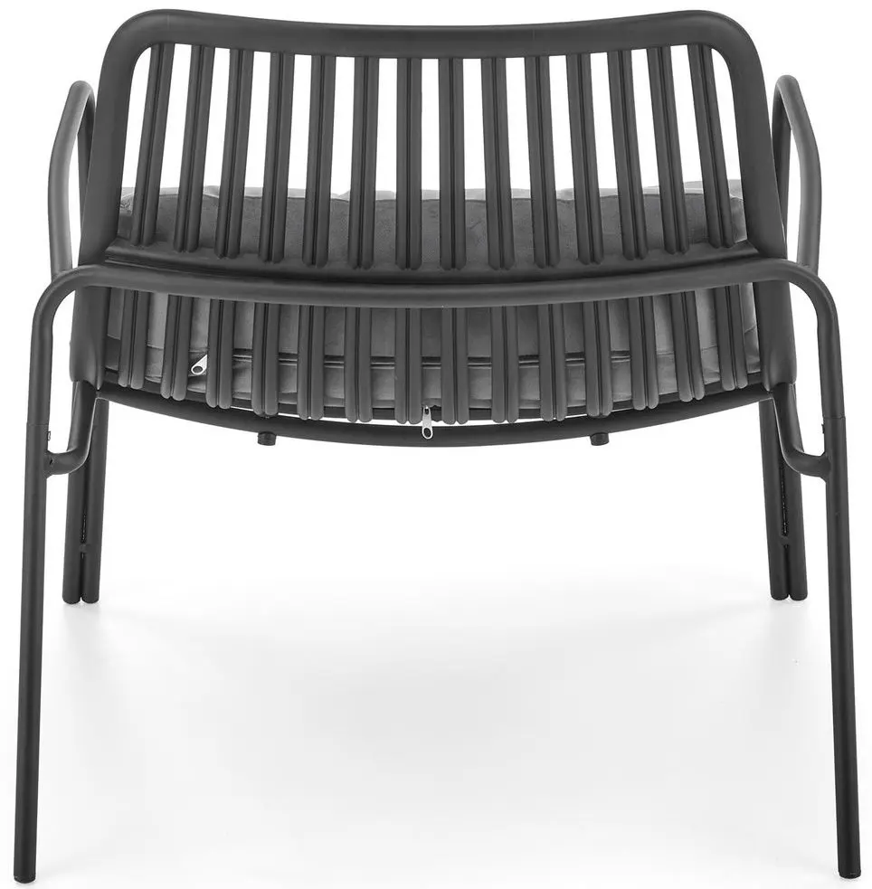 Fotoliu Halmar Melby (Black/Gray) - 6