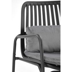 Fotoliu Halmar Melby (Black/Gray) Thumb