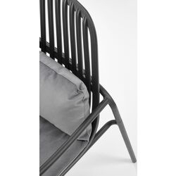 Fotoliu Halmar Melby (Black/Gray) Thumb