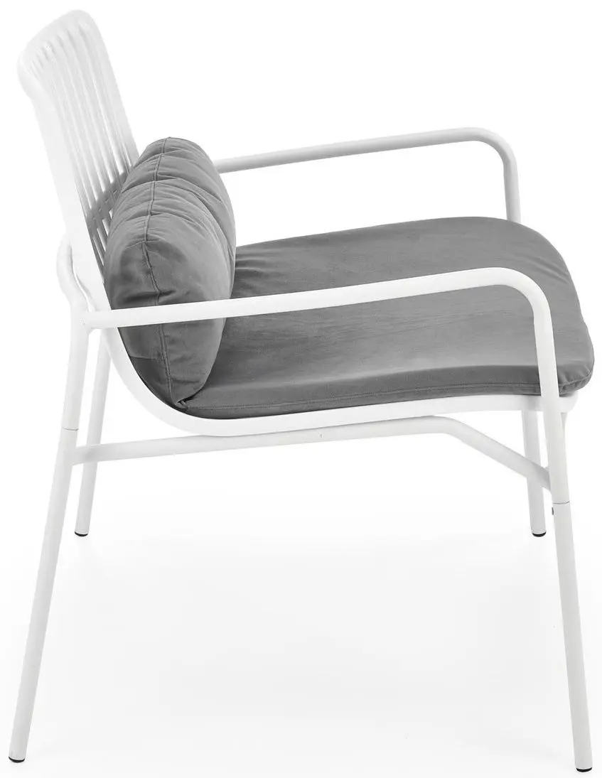 Кресло Halmar Melby (White/Gray)