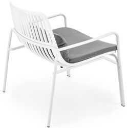 Кресло Halmar Melby (White/Gray) Thumb