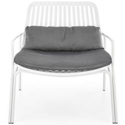 Кресло Halmar Melby (White/Gray) Thumb