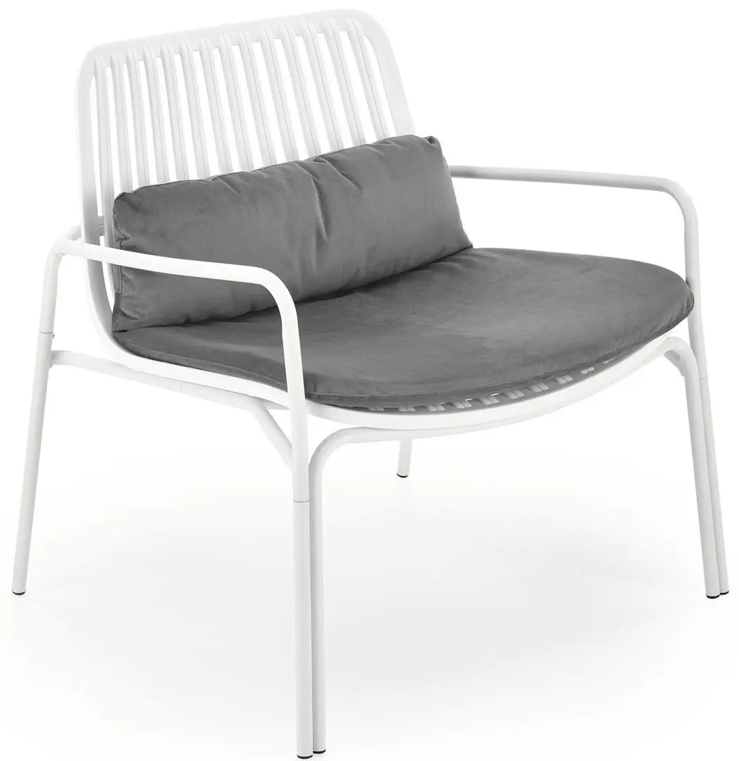 Кресло Halmar Melby (White/Gray)