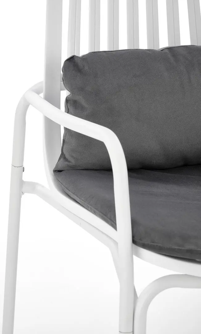 Кресло Halmar Melby (White/Gray)