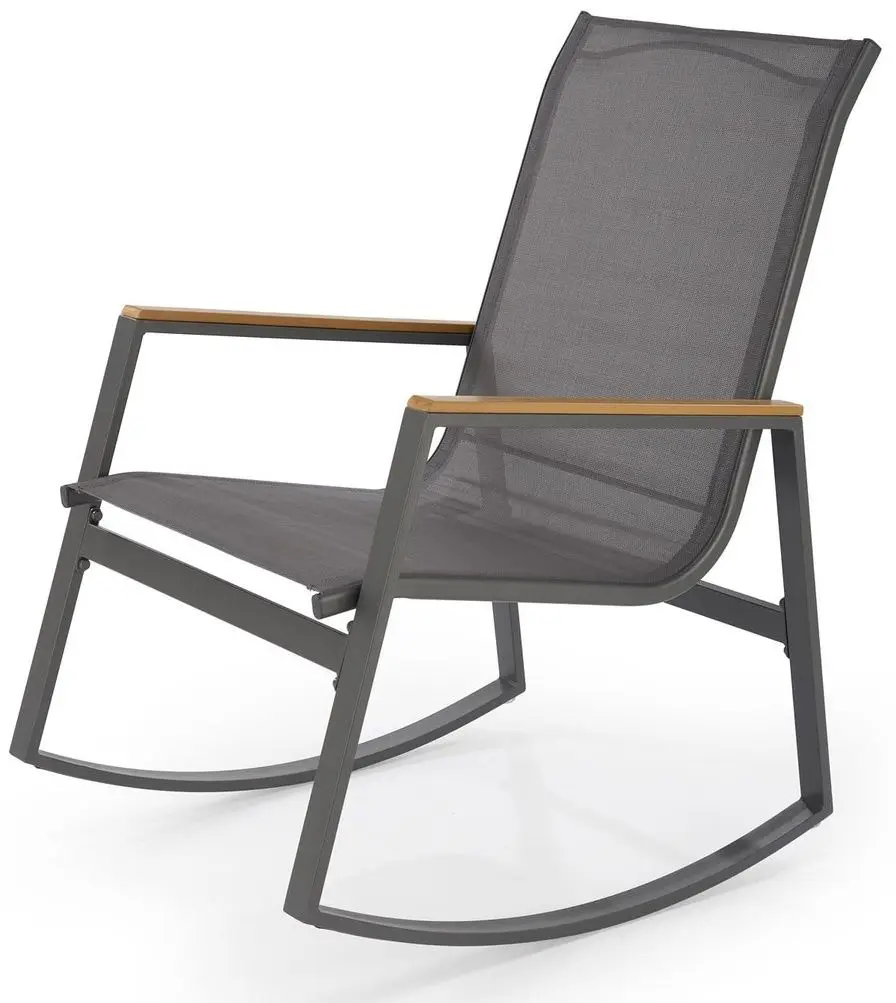 Fotoliu balansoar Halmar Zlatan (Dark Grey/Light Grey) - 4