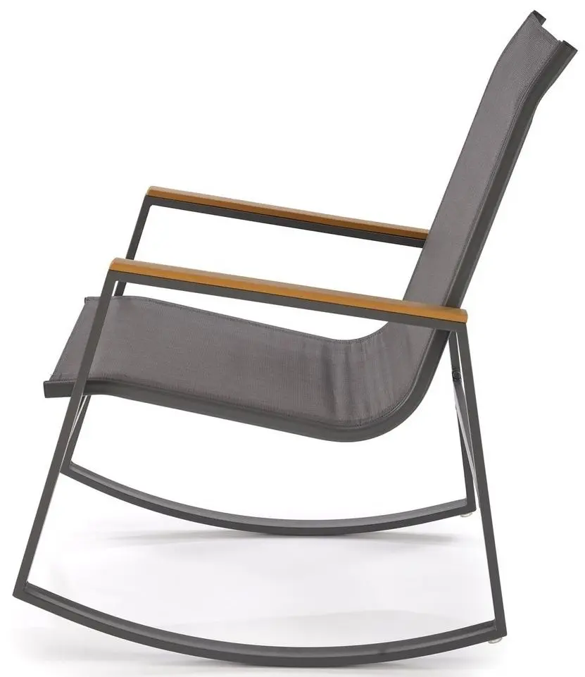 Fotoliu balansoar Halmar Zlatan (Dark Grey/Light Grey) - 5