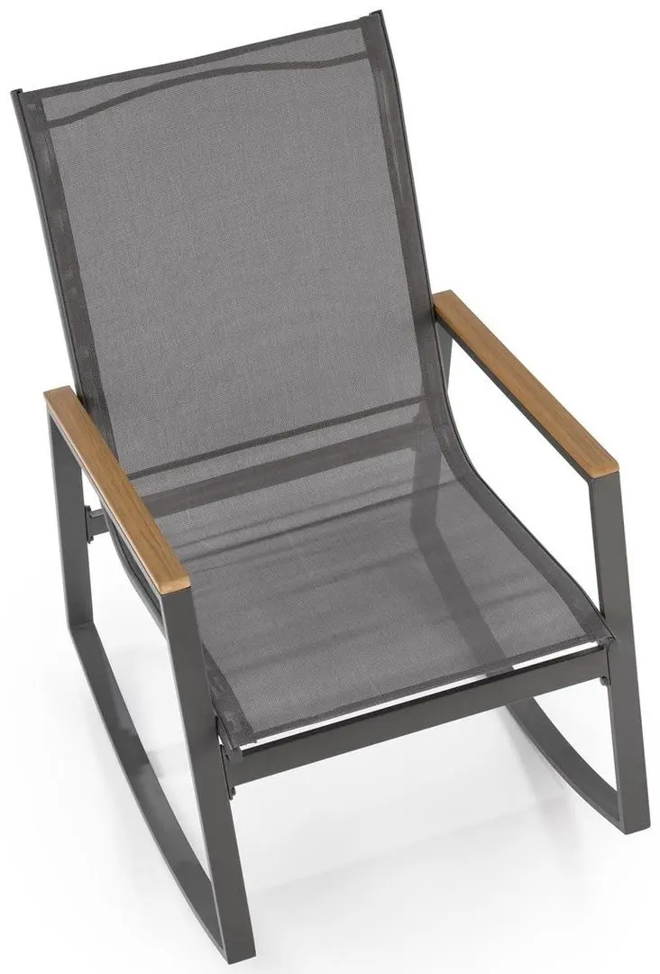 Fotoliu balansoar Halmar Zlatan (Dark Grey/Light Grey) - 8
