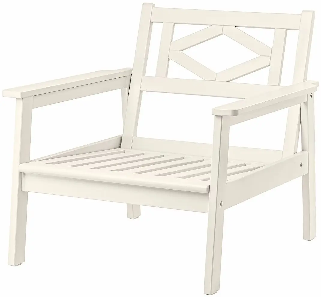 Fotoliu Ikea Bondholmen (Alb-Bej)