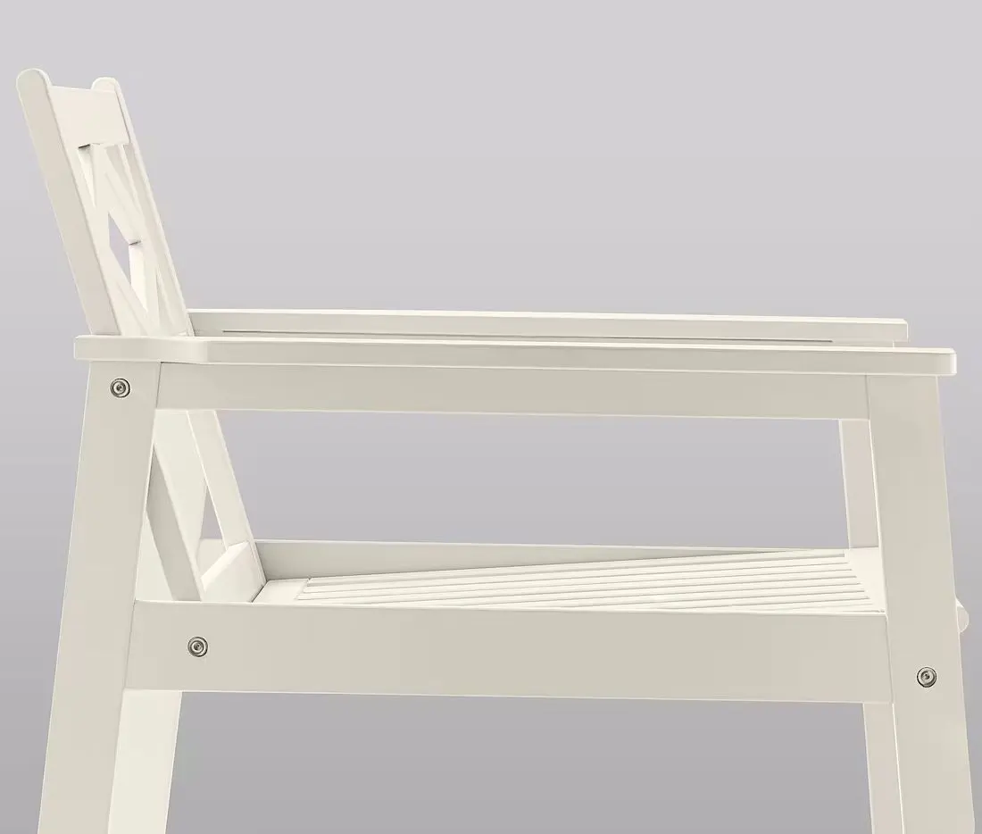 Fotoliu Ikea Bondholmen (Alb-Bej)