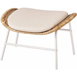 Fotoliu Ikea Fryksas/Risane cu puf/ratan (Natural/Alb) Thumb