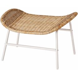 Fotoliu Ikea Fryksas/Risane cu puf/ratan (Natural/Alb) Thumb