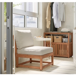 Кресло Ikea Nammaro/Froson/Duvholmen (Светло-коричневый/Бежевый)