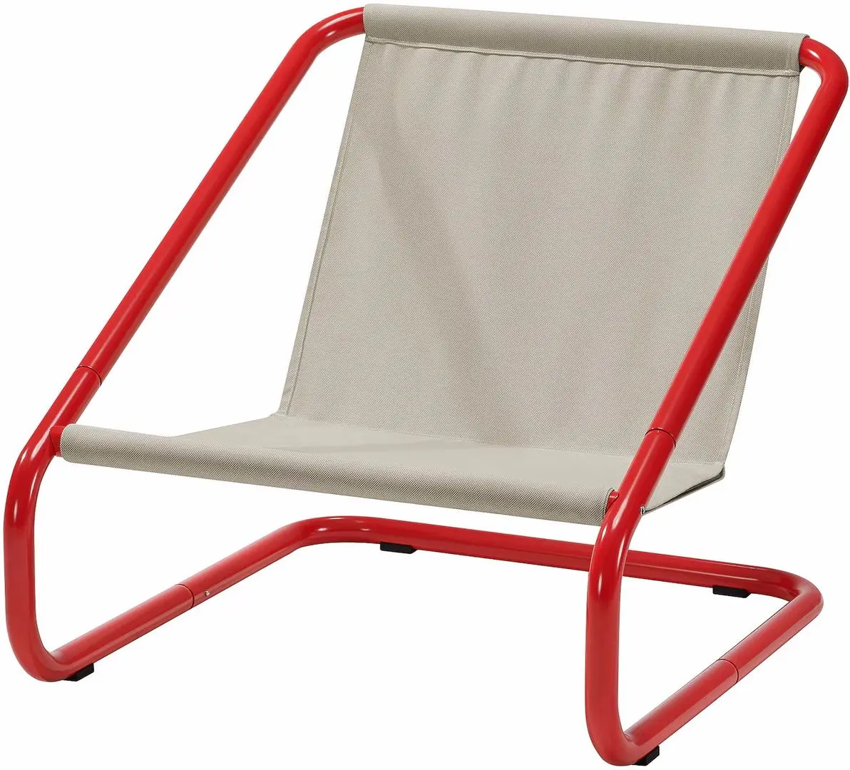 Кресло Ikea Onnestad/Katorp (Бежевый/Красный)