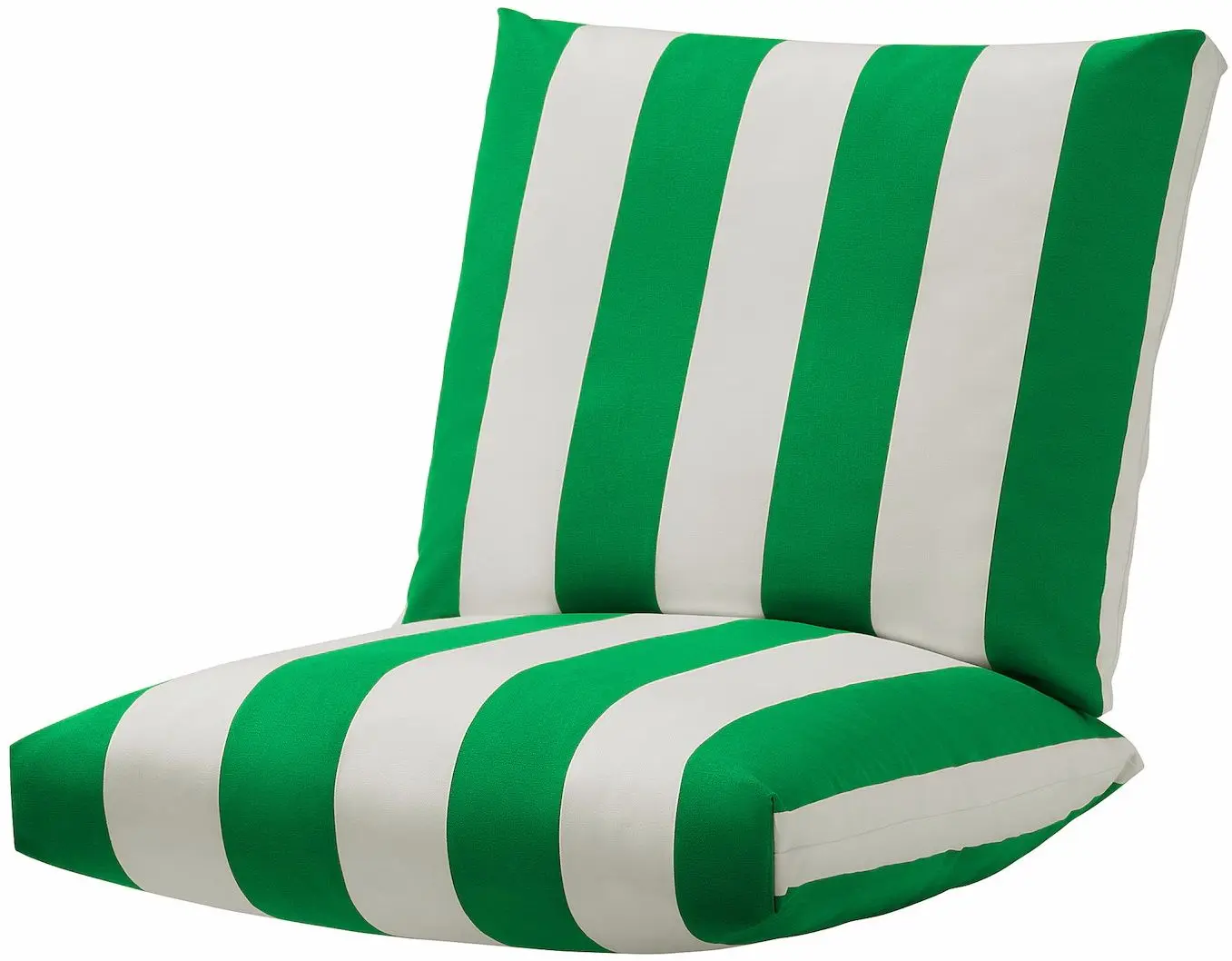 Fotoliu Ikea Onnestad/Radbyn (Alb/Verde)