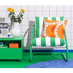 Fotoliu Ikea Onnestad/Radbyn (Alb/Verde)